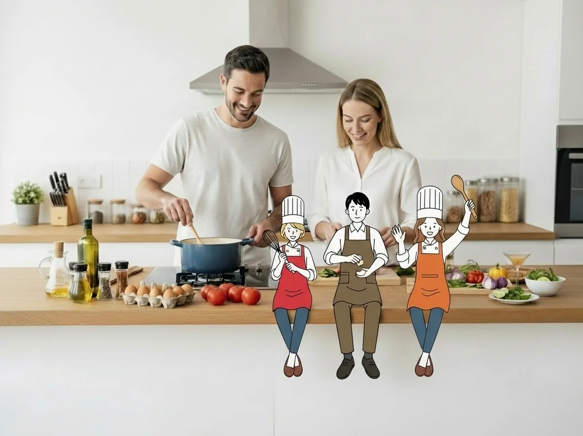 Click to view larger image Cooktour cooking interface